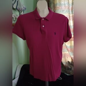 Ladies Ralph Lauren sport shirt slim fit size XL pink